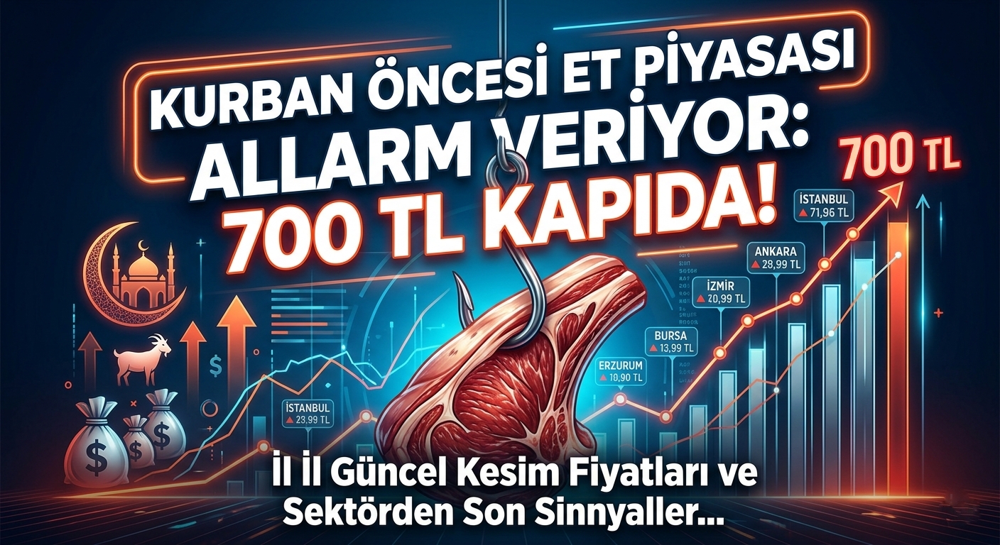 Kurban Bayramı geri sayımı sürerken karkas et fiyatlarında hareketlilik zirve