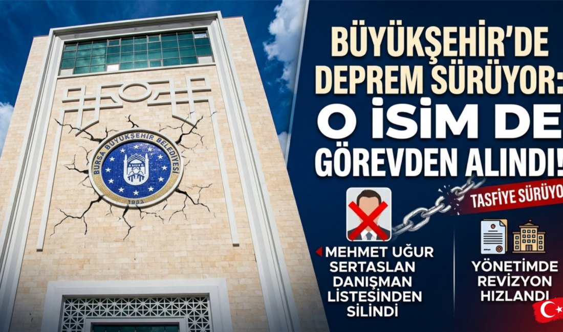 Bursa Büyükşehir’de Bozbey sonrası revizyon sürüyor! Eski Gemlik Belediye Başkanı