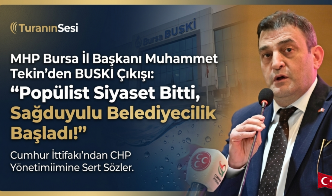 MHP Bursa İl Başkanı Muhammet Tekin, geçmiş dönem CHP yönetiminin