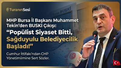 MHP Bursa İl Başkanı Muhammet Tekin, geçmiş dönem CHP yönetiminin