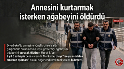 Diyarbakır’da annesine yönelik cinsel saldırı girişiminde bulunduğu öne sürülen ağabeyini