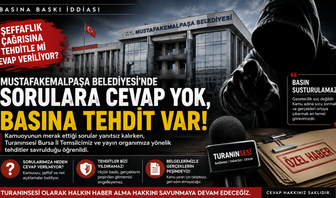 Mustafakemalpaşa Belediyesi hakkında yayımlanan “Şeffaflık Vakti” haberinin ardından Turanınsesi Bursa