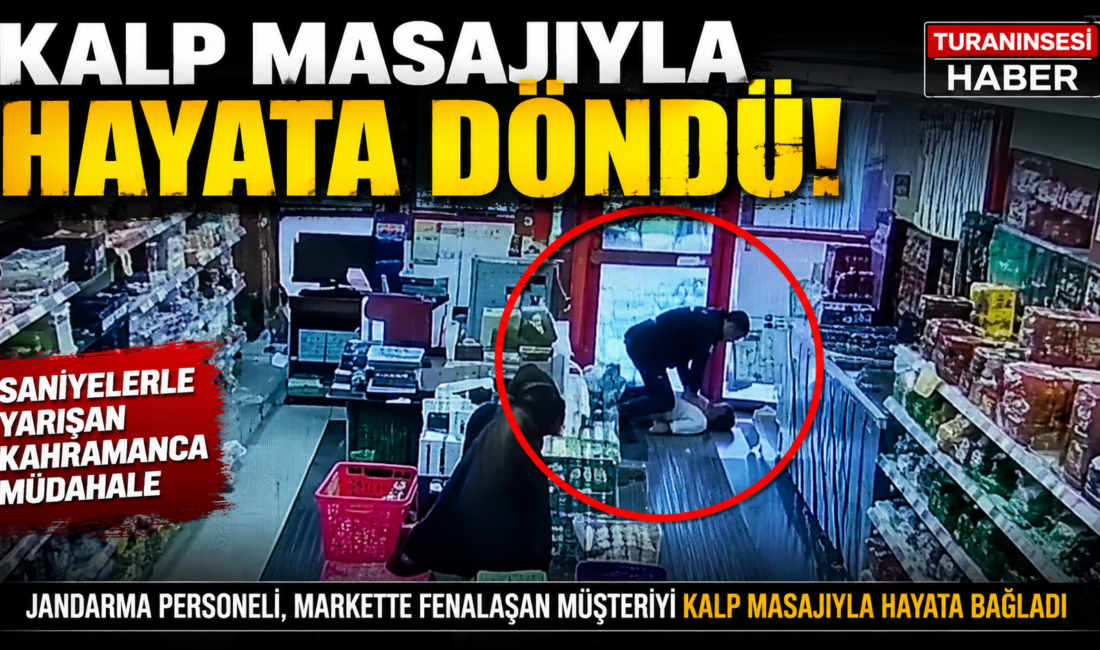 Bursa’nın Gürsu ilçesinde zincir market şubesinde kasada ödeme yaptığı sırada