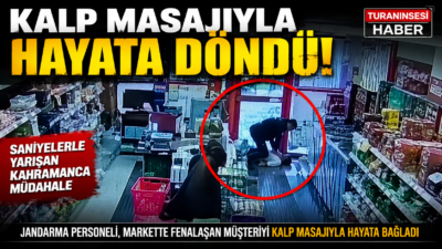 Bursa’nın Gürsu ilçesinde zincir market şubesinde kasada ödeme yaptığı sırada