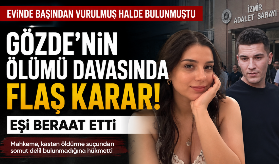 İzmir’de evinde başından vurulmuş halde bulunan 25 yaşındaki Gözde Genal’ın