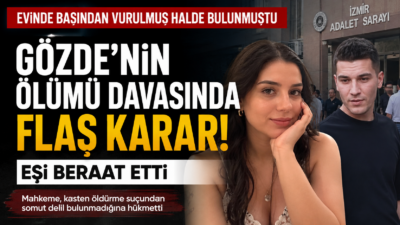 İzmir’de evinde başından vurulmuş halde bulunan 25 yaşındaki Gözde Genal’ın