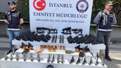 İstanbul merkezli operasyonlarda motosikletli suç çeteleri ve silah kaçakçılarına ağır
