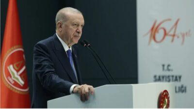 Ankara'da “Sayıştay'ın 164. Kuruluş Yıl Dönümü Töreni”nde konuşan Başkan Erdoğan
