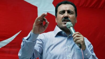 Büyük Birlik Partisinin (BBP) kurucu Genel Başkanı Muhsin Yazıcıoğlu ile