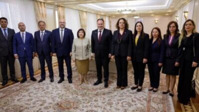 KKTC Cumhuriyet Meclisi Başkanı Ziya Öztürkler, Azerbaycan Milli Meclisi Başkanı