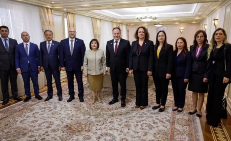 KKTC Cumhuriyet Meclisi Başkanı Ziya Öztürkler, Azerbaycan Milli Meclisi Başkanı