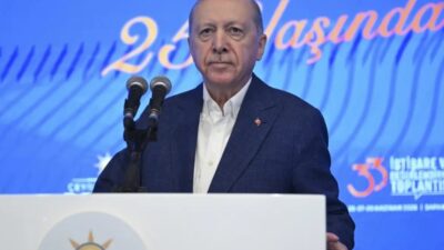 'AK Parti 33. İstişare ve Değerlendirme Toplantısı'nın kapanışında konuşan Başkan