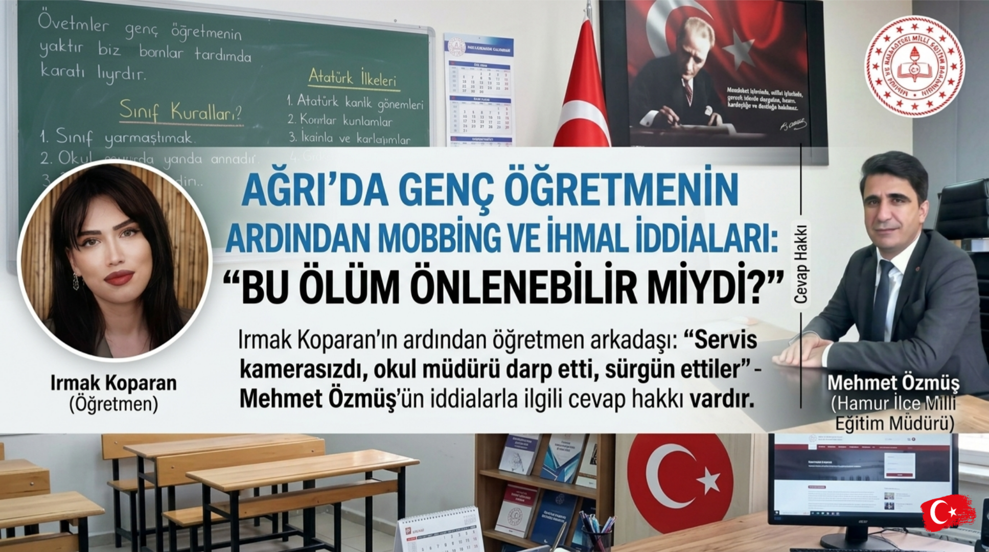 Ağrı'nın Hamur ilçesinde evinde cansız bedeni bulunan Irmak Koparan'ın vefatı