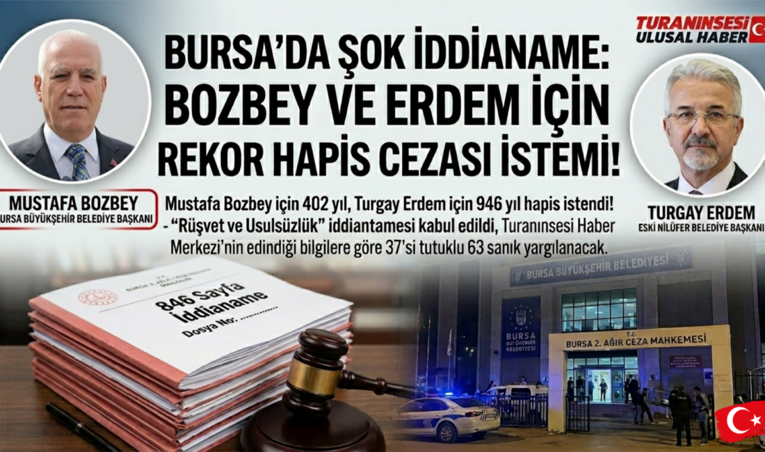 Bursa Cumhuriyet Başsavcılığı tarafından yürütülen soruşturmada, görevden uzaklaştırılan Büyükşehir Belediye