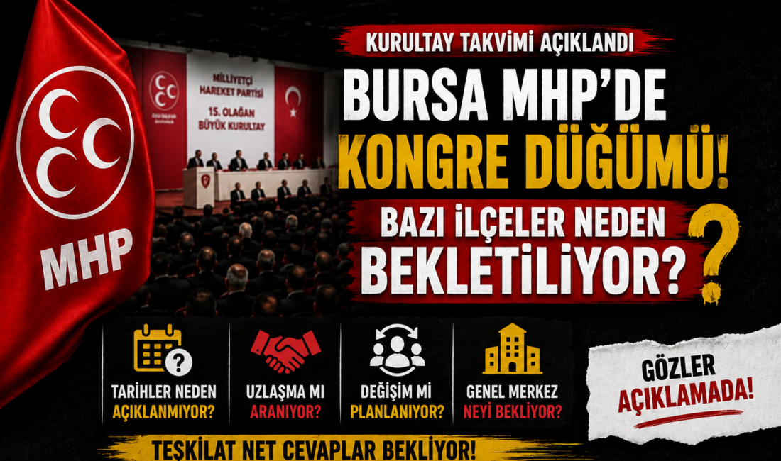 MHP'nin kurultay süreci resmen başlarken Bursa'nın bazı ilçelerinde kongre tarihlerinin