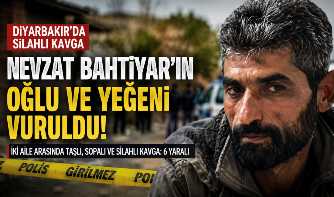 Diyarbakır'da Bahtiyar ve Kaya aileleri arasında çıkan tartışma kısa sürede