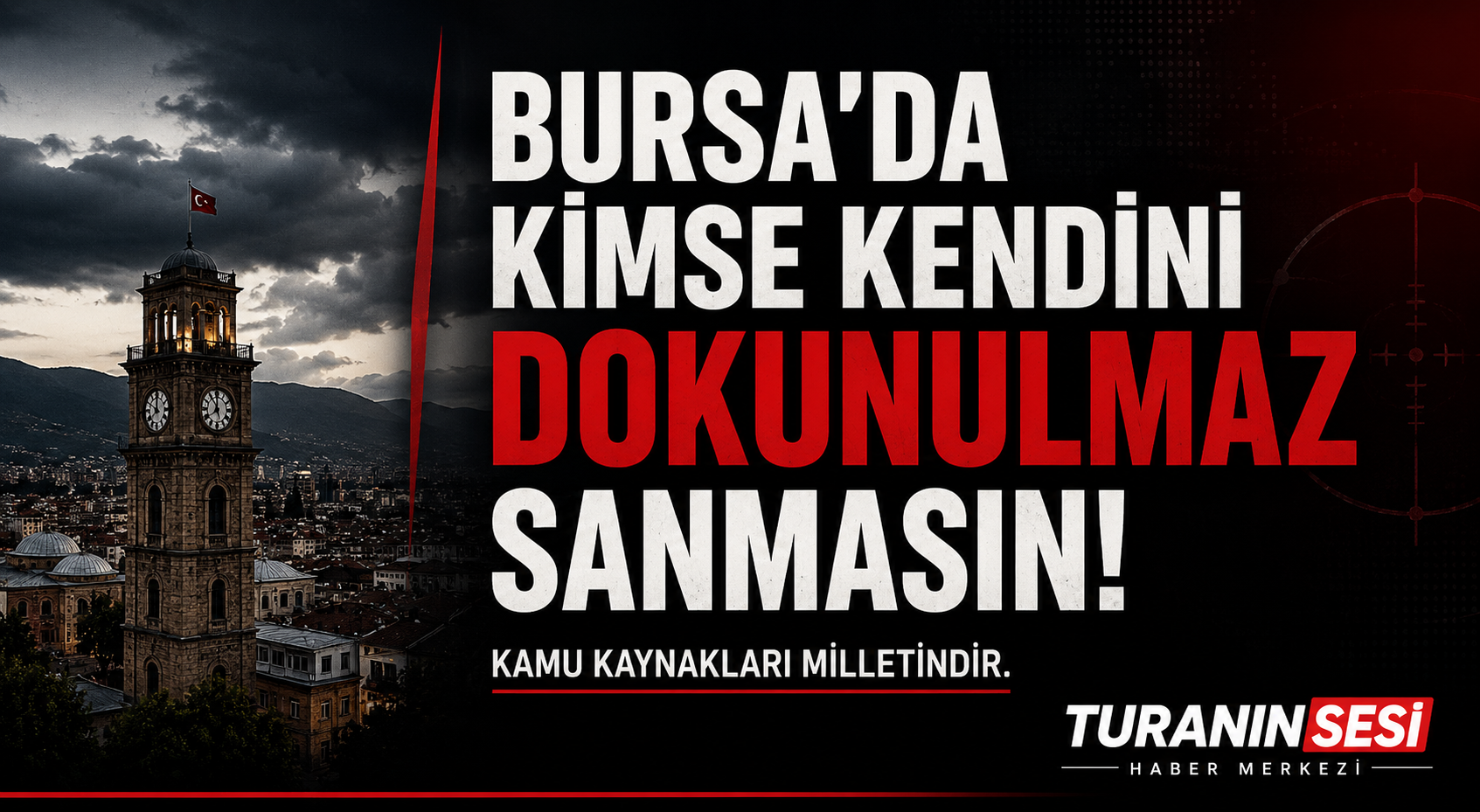Kamu kaynaklarının kullanıldığı her alanda şeffaflık, hesap verebilirlik ve denetim