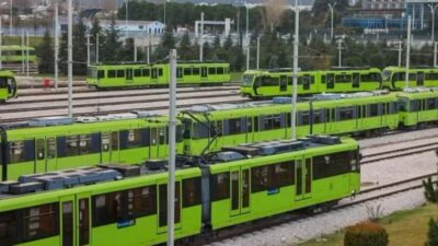 Bursa Büyükşehir Belediyesi, envanterinde bulunan 25 hafif raylı sistem aracı