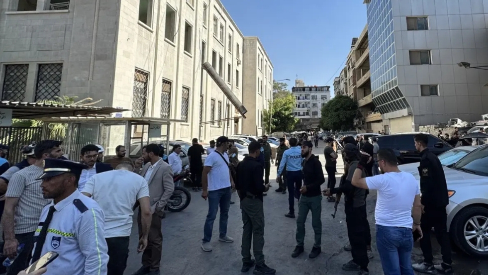 Suriye'nin başkenti Şam'ın en işlek noktalarından biri olan tarihi Hamidiye