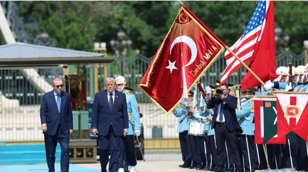 Başkan Erdoğan, Türkiye'ye resmi ziyarette bulunan ABD Başkanı Donald Trump'ı