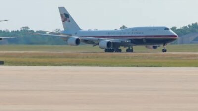 ABD Başkanı Donald Trump'ın Katar tarafından bağışlanan ve modernize edilerek