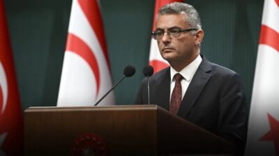 Kuzey Kıbrıs Türk Cumhuriyeti (KKTC) Cumhurbaşkanı Tufan Erhürman, bir etkinlikte