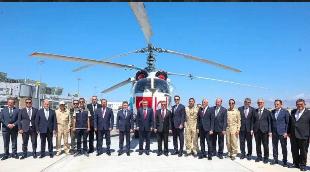 Türkiye tarafından orman yangınlarıyla mücadele amacıyla Kuzey Kıbrıs Türk Cumhuriyeti'nde