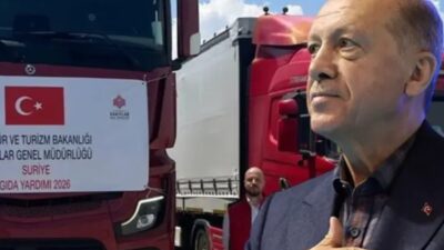Suriye'de Fırat Kalkanı Harekat Bölgesi'ndeki ihtiyaç sahiplerine ulaştırılacak 30 bin