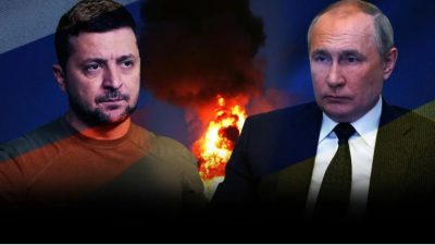 Ukrayna Devlet Başkanı Volodimir Zelenskiy, ABD Başkanı Donald Trump ile