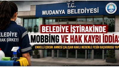 Bursa'da bir belediye iştirak şirketinde görev yapan kadın çalışan, eşit