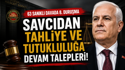 Bursa Büyükşehir Belediye Başkanı Mustafa Bozbey'in de aralarında bulunduğu 63