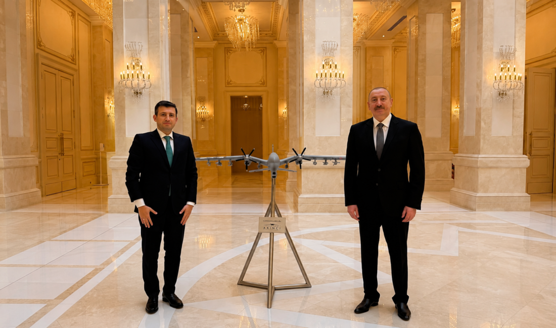 Baykar Yönetim Kurulu Başkanı Selçuk Bayraktar, Azerbaycan ziyareti kapsamında Cumhurbaşkanı