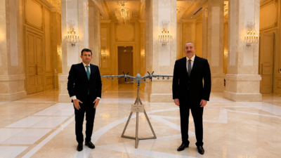Baykar Yönetim Kurulu Başkanı Selçuk Bayraktar, Azerbaycan ziyareti kapsamında Cumhurbaşkanı