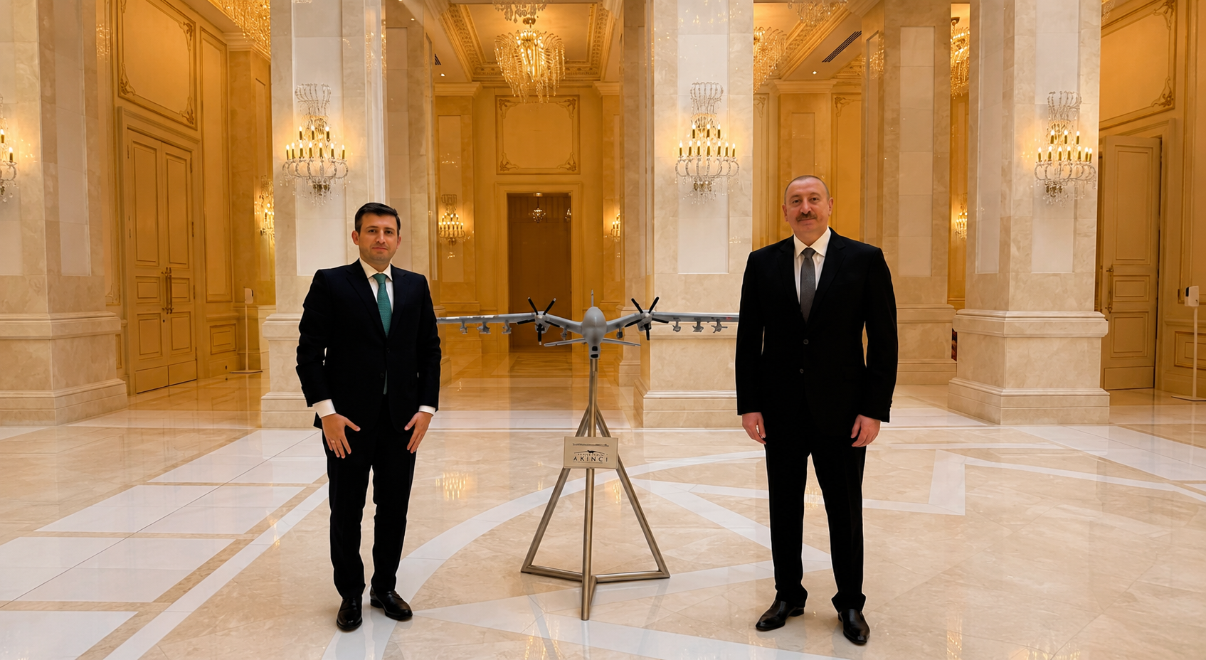Baykar Yönetim Kurulu Başkanı Selçuk Bayraktar, Azerbaycan ziyareti kapsamında Cumhurbaşkanı