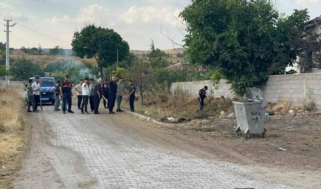 Aksaray’ın Gençosman köyünde alacak meselesi nedeniyle iki kişinin bulunduğu eve