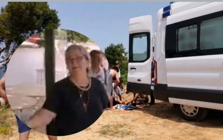 Didim'de sabah saatlerinde denize giren 70 yaşındaki İncilay Çubukcu, suda