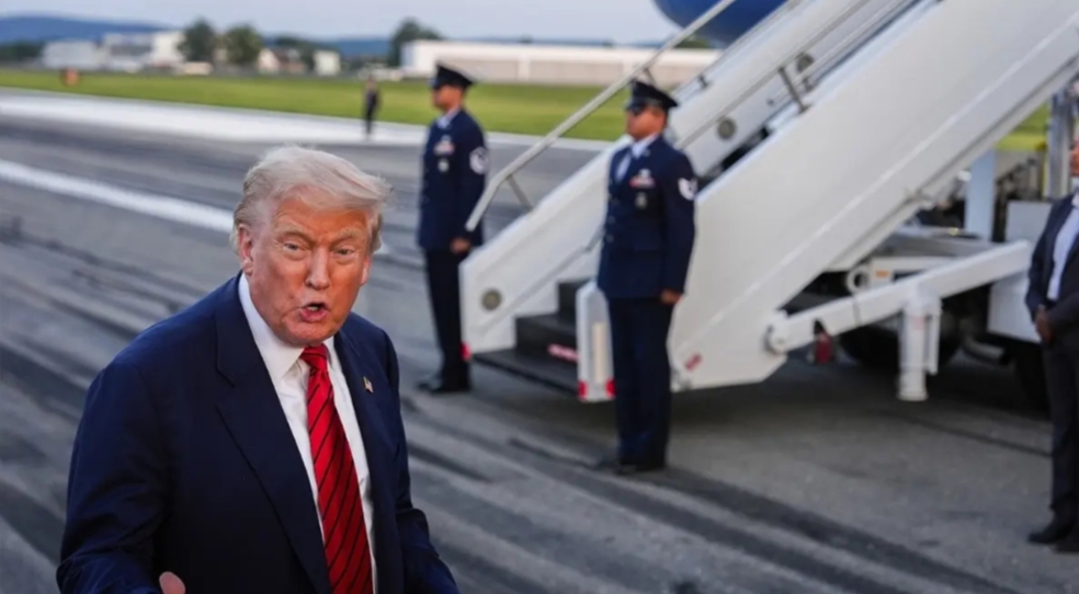NATO Zirvesi'nin ardından ABD Başkanı Donald Trump'ın Türkiye'den ayrılışında dikkat