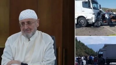Bursa'nın Osmangazi ilçesinde kamyonun otomobile çarpması sonucu hayatını kaybeden yaşlı