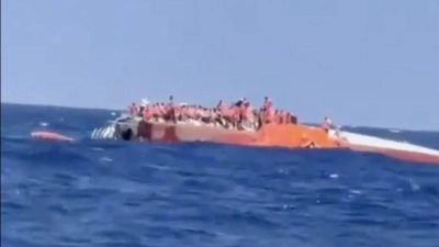 Girne'nin 4 mil açıklarında 259'u yolcu ve 8'i mürettebat olmak