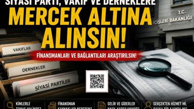 Yeni kurulan siyasi partiler, vakıflar ve derneklerin faaliyetleri, finansman kaynakları