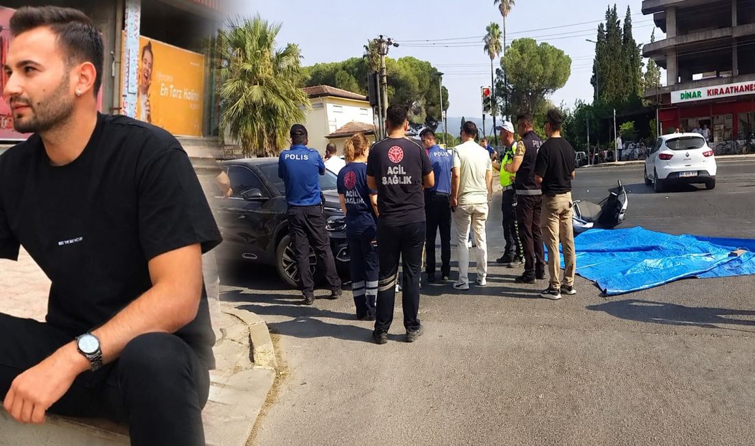 Nazilli’de kırmızı ışıkta geçtiği iddia edilen motosiklet, otomobille çarpıştı. Kazada