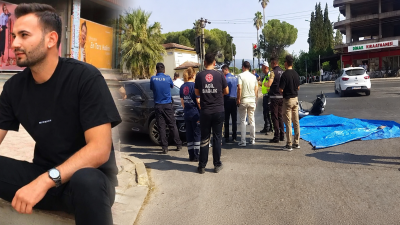 Nazilli’de kırmızı ışıkta geçtiği iddia edilen motosiklet, otomobille çarpıştı. Kazada
