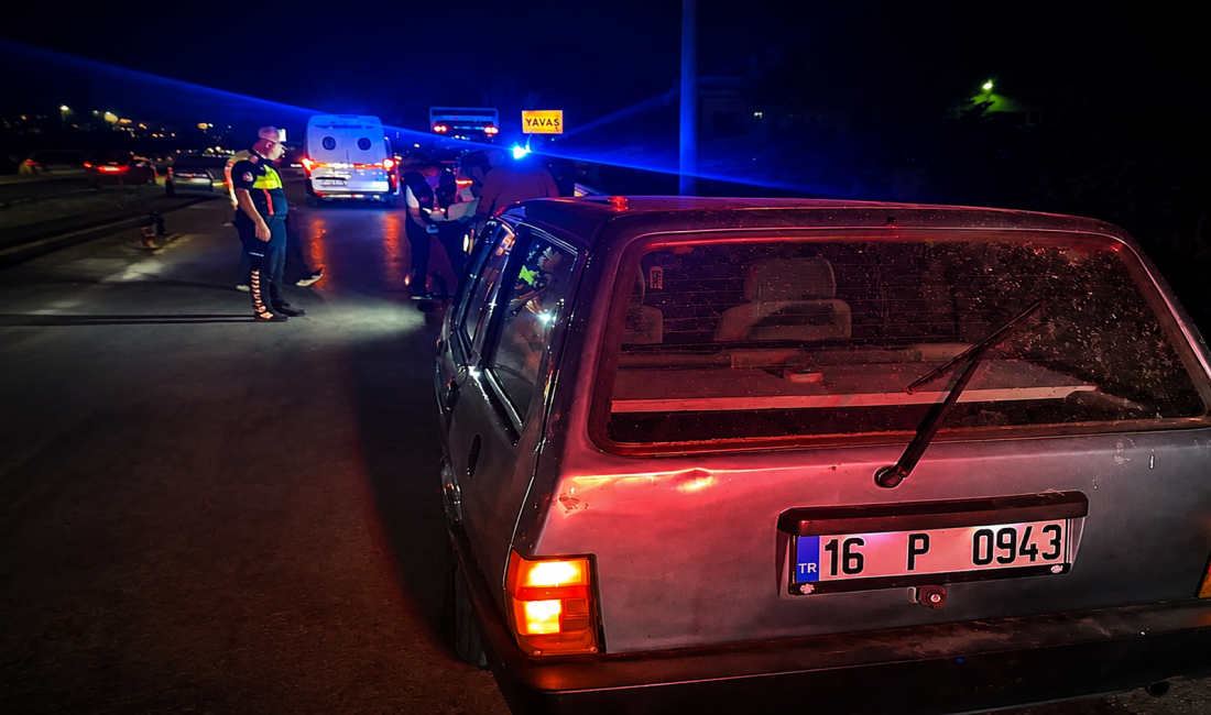 Kestel’de yakıtı biten otomobiline ikmal yaptığı sırada kamyonetin çarptığı Turan