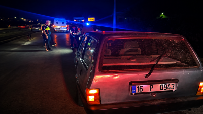 Kestel’de yakıtı biten otomobiline ikmal yaptığı sırada kamyonetin çarptığı Turan