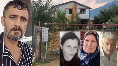 Antalya’nın Korkuteli ilçesinde boşanma aşamasındaki eşi ile kayınvalidesi ve kayınpederini