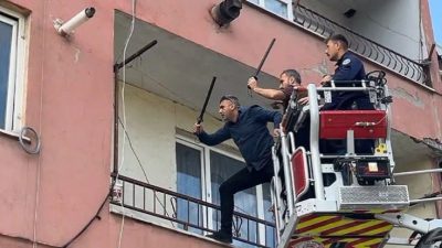 Mahkeme kararıyla hastaneye yatırılması gereken 28 yaşındaki E.G., Yıldırım’da polis