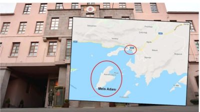 Milli Savunma Bakanlığı'ndan (MSB) yapılan açıklamada Yunanistan'ı uluslararası antlaşmalardan kaynaklanan