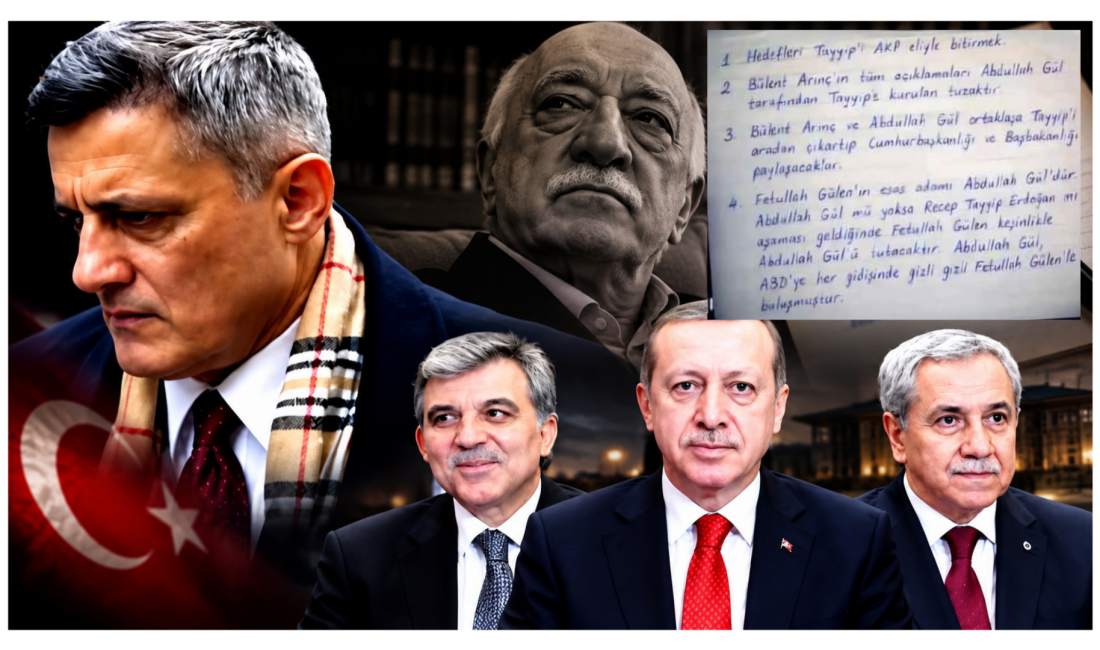 Kaşif Kozinoğlu’nun 2011 yılında kaleme aldığı mektup ve notlarda, Recep
