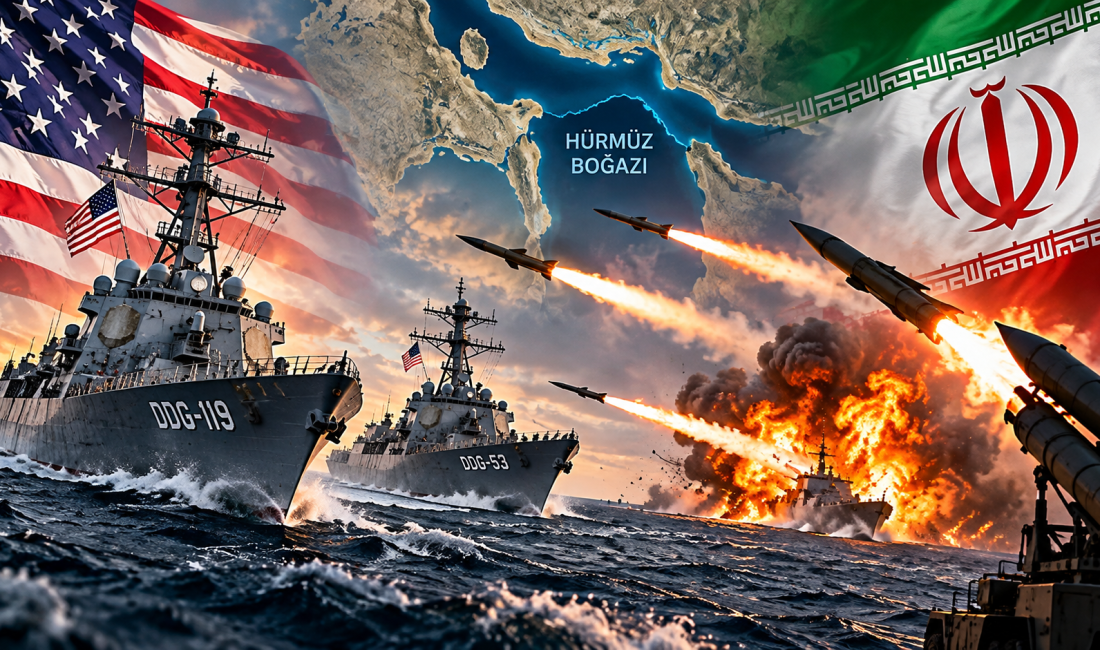 İran Devrim Muhafızları, ABD donanmasına ait iki güdümlü füze destroyerinin