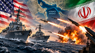 İran Devrim Muhafızları, ABD donanmasına ait iki güdümlü füze destroyerinin